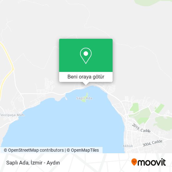 Saplı Ada harita