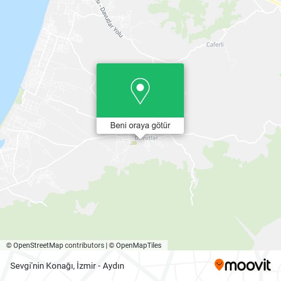 Sevgi'nin Konağı harita