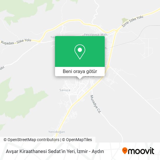 Avşar Kiraathanesi Sedat'in Yeri harita
