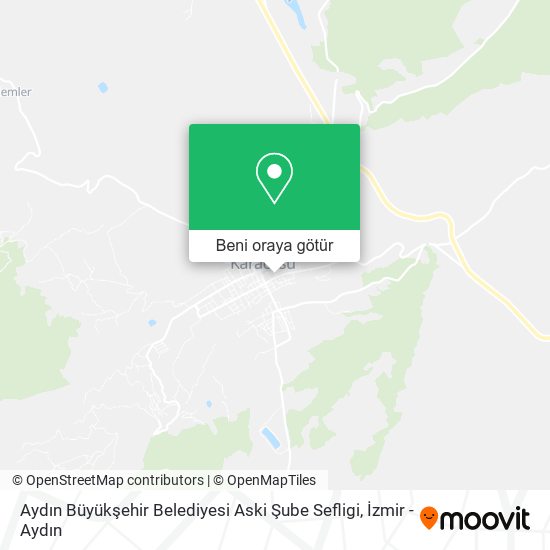 Aydın Büyükşehir Belediyesi Aski Şube Sefligi harita