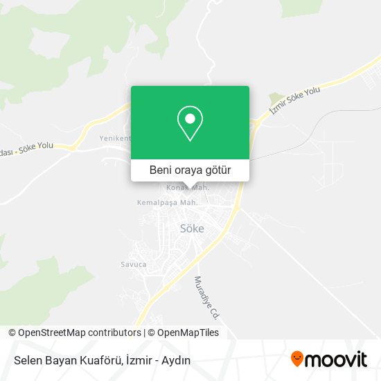 Selen Bayan Kuaförü harita