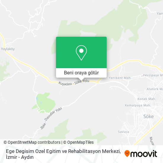 Ege Degisim Ozel Egitim ve Rehabilitasyon Merkezi harita