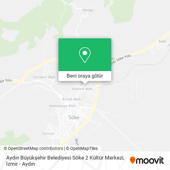 Aydın Büyükşehir Belediyesi Söke 2 Kültür Merkezi harita