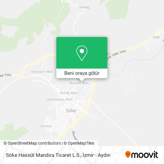Söke Hassüt Mandıra Ticaret L.S. harita