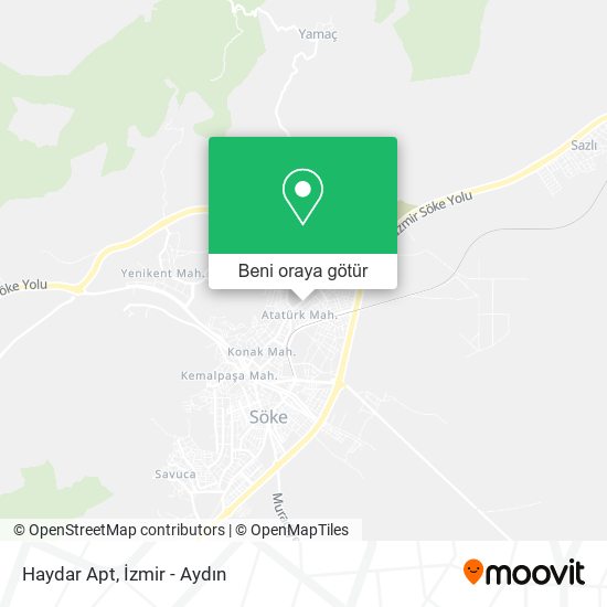 Haydar Apt harita