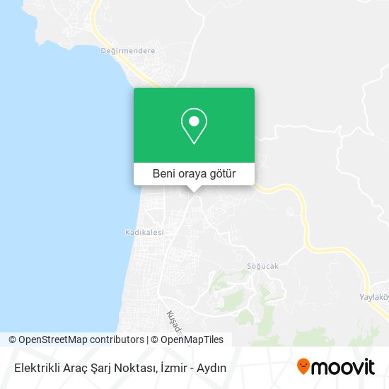 Elektrikli Araç Şarj Noktası harita