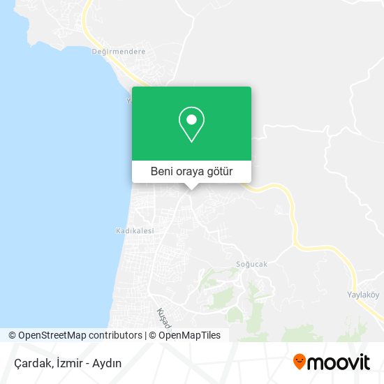 Çardak harita