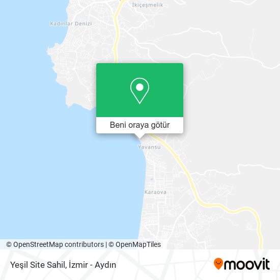 Yeşil Site Sahil harita