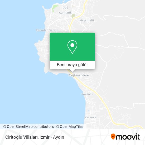 Ciritoğlu Villaları harita