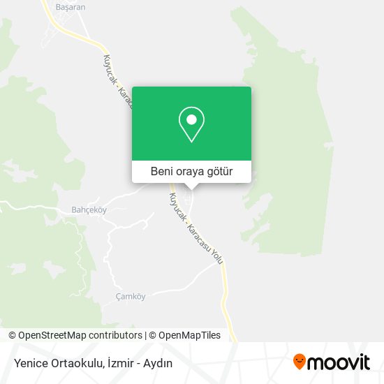 Yenice Ortaokulu harita