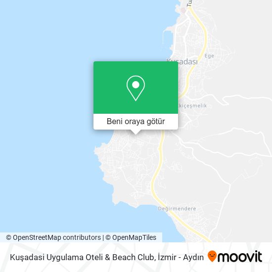 Kuşadasi Uygulama Oteli & Beach Club harita