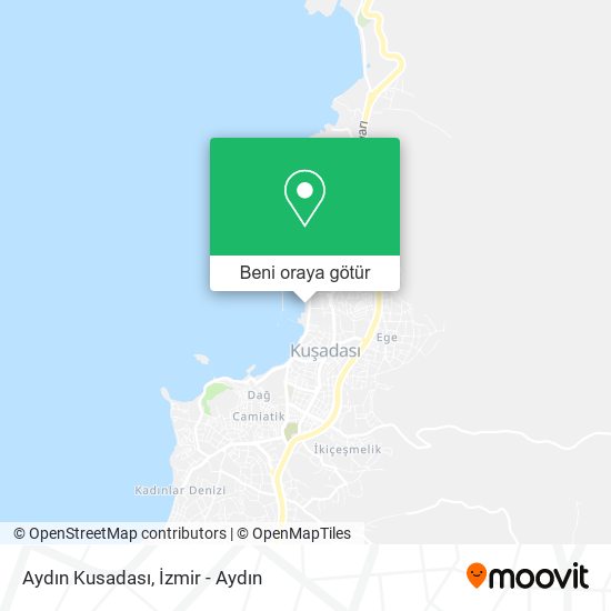 Aydın Kusadası harita