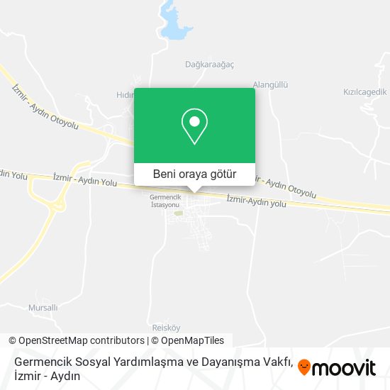 Germencik Sosyal Yardımlaşma ve Dayanışma Vakfı harita