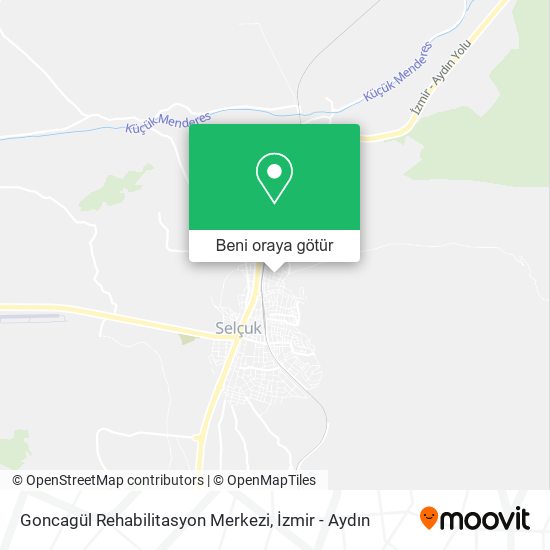 Goncagül Rehabilitasyon Merkezi harita