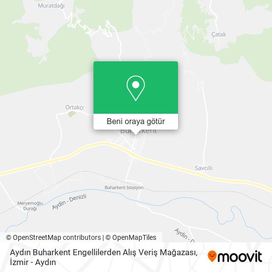 Aydın Buharkent Engellilerden Alış Veriş Mağazası harita