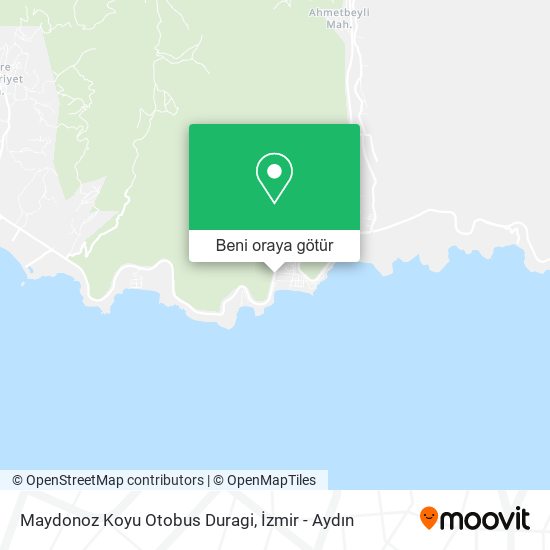 Maydonoz Koyu Otobus Duragi harita