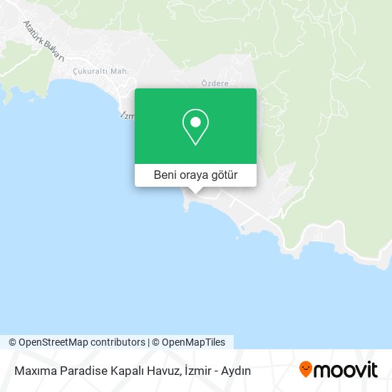 Maxıma Paradise Kapalı Havuz harita