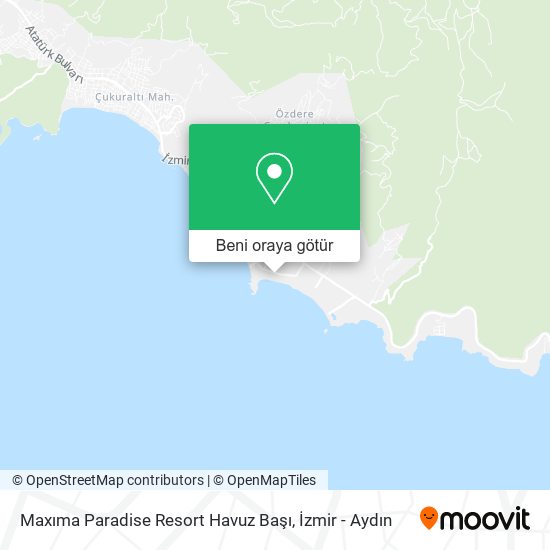 Maxıma Paradise Resort Havuz Başı harita