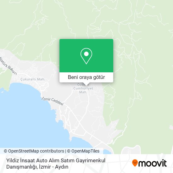 Yildiz İnsaat Auto Alım Satım Gayrimenkul Danışmanlığı harita