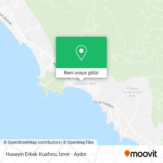 Huseyin Erkek Kuaforu harita