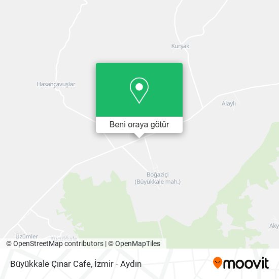 Büyükkale Çınar Cafe harita
