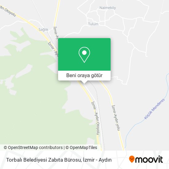 Torbalı Belediyesi Zabıta Bürosu harita