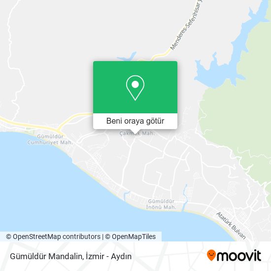 Gümüldür Mandalin harita