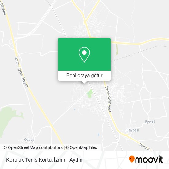 Koruluk Tenis Kortu harita