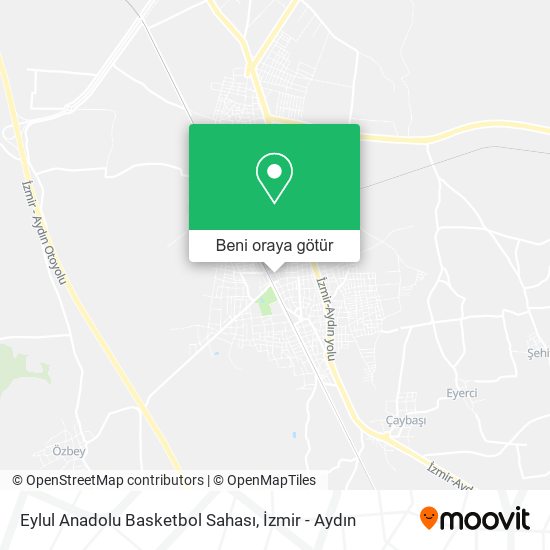 Eylul Anadolu Basketbol Sahası harita