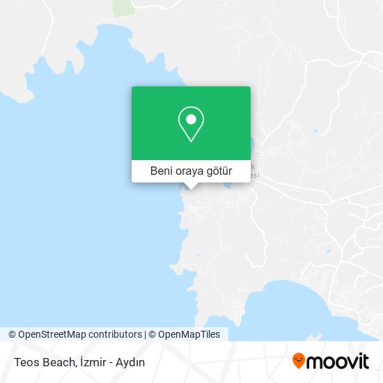 Teos Beach harita