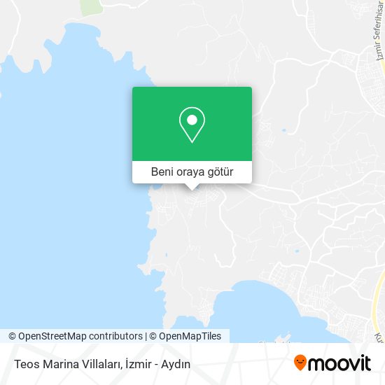 Teos Marina Villaları harita