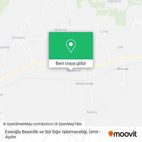 Eseoğlu Besicilik ve Süt Sığır Işletmeceliği harita
