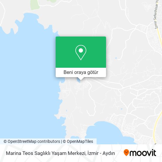 Marina Teos Saglıklı Yaşam Merkezi harita