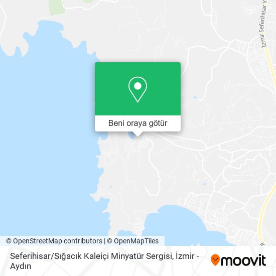 Seferihisar / Sığacık Kaleiçi Minyatür Sergisi harita