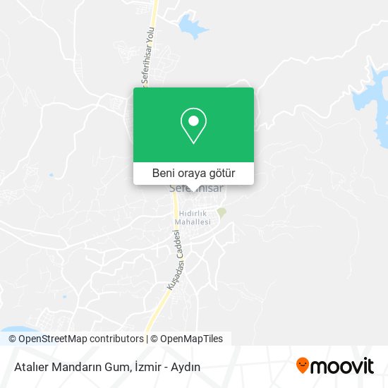 Atalıer Mandarın Gum harita