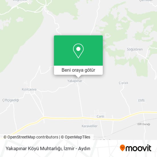 Yakapınar Köyü Muhtarlığı harita