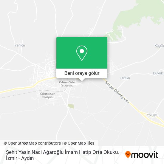 Şehit Yasin Naci Ağaroğlu İmam Hatip Orta Okuku harita