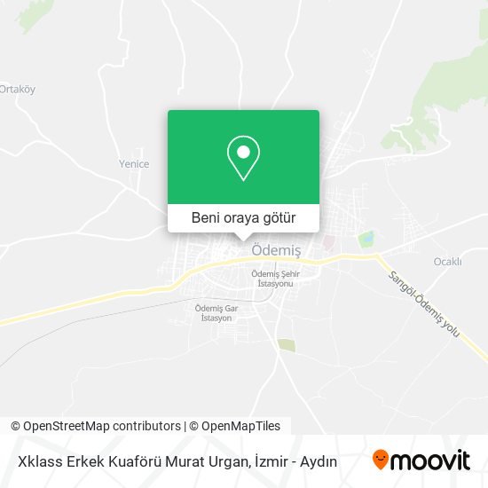 Xklass Erkek Kuaförü Murat Urgan harita
