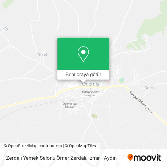 Zerdali Yemek Salonu Ömer Zerdali harita