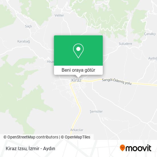 Kiraz Izsu harita