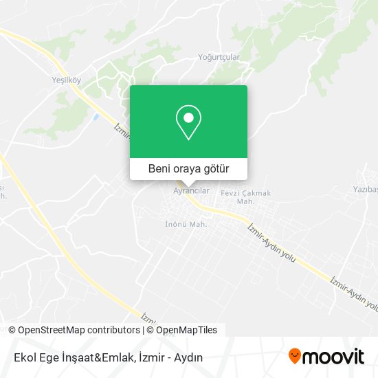 Ekol Ege İnşaat&Emlak harita
