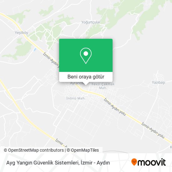 Ayg Yangın Güvenlik Sistemleri harita