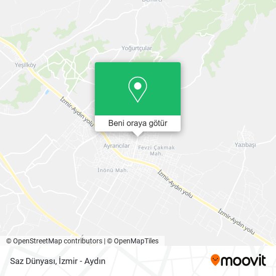 Saz Dünyası harita
