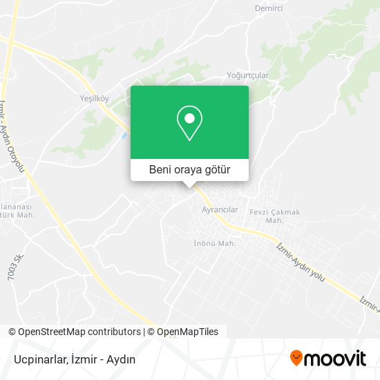 Ucpinarlar harita