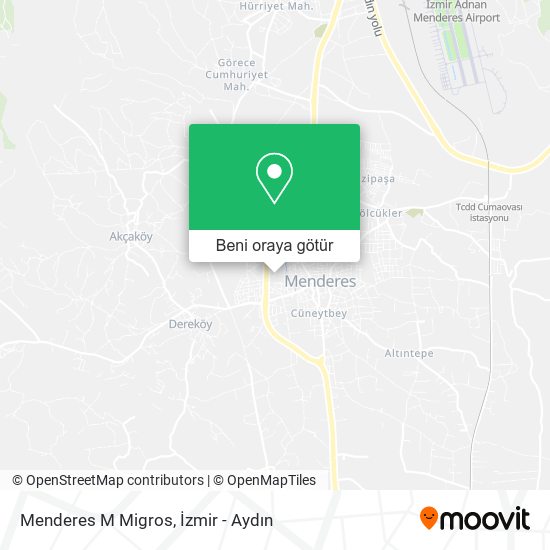 Menderes M Migros harita