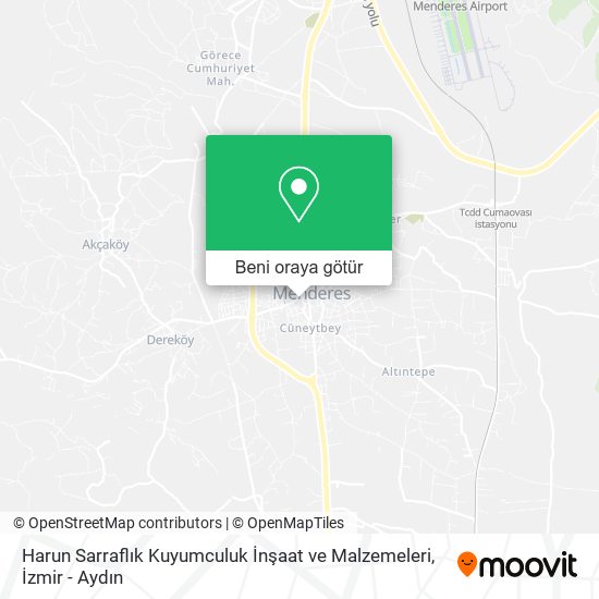Harun Sarraflık Kuyumculuk İnşaat ve Malzemeleri harita