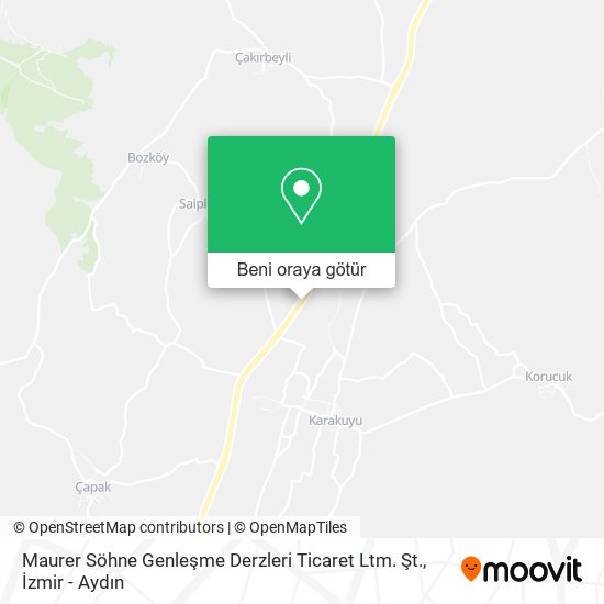 Maurer Söhne Genleşme Derzleri Ticaret Ltm. Şt. harita