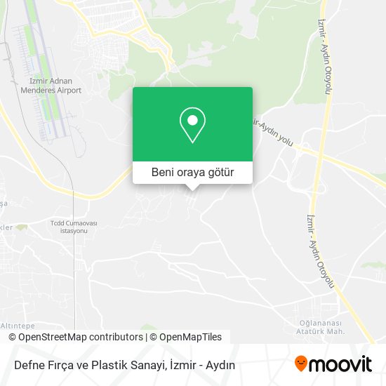 Defne Fırça ve Plastik Sanayi harita