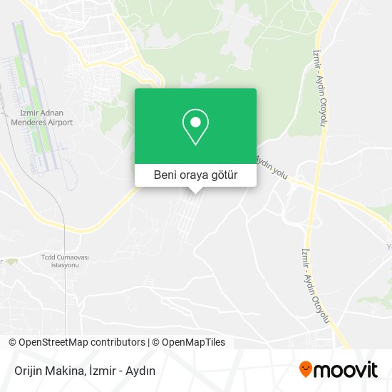 Orijin Makina harita
