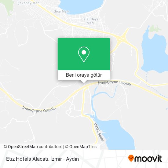 Etiz Hotels Alacatı harita